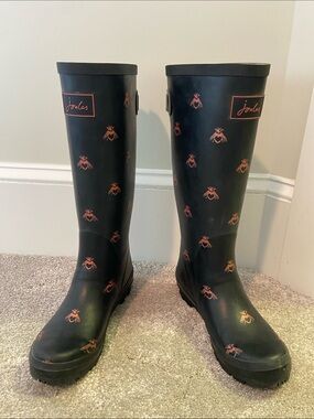 Joules Knee High Rain boots